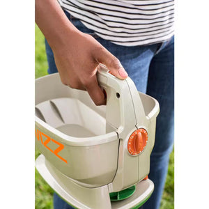 Wizz Spreader Holds up to 2,500 Sq. Ft. of Product, Handheld Spreader for Grass Seed, Fertilizer, Salt and Ice Melt