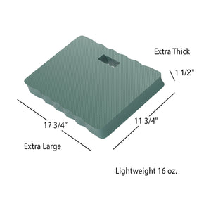 Multipurpose 1.5-Inch EVA Foam Kneeling Pad with Handle (Green)