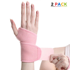2 Pack Wrist Brace Fitted Wrist Support Wrist Strap Hand Support Breathable