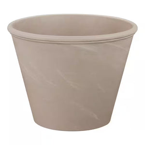 Gertrude Medium Granite Terracotta Planter with Drainage Holes (10.81 In. L X 10.81 In. W X 8.17 In. H)