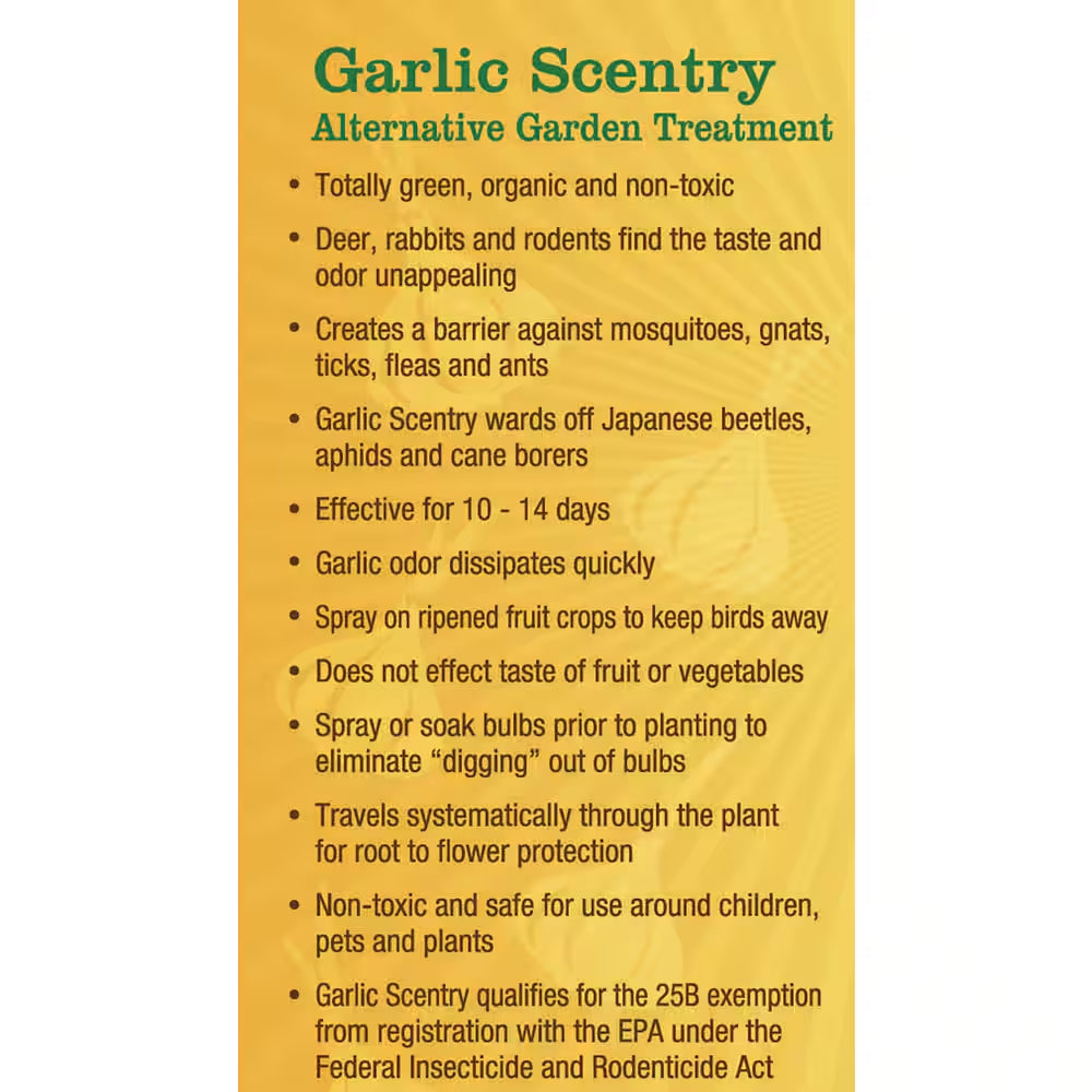 32 Oz. Garlic Concentrate Pest Repellant in Hose End Sprayer