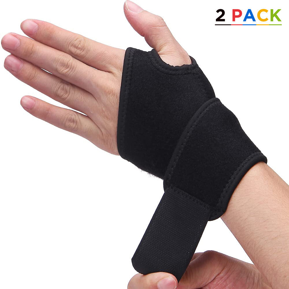 2 Pack Wrist Brace Fitted Wrist Support Wrist Strap Hand Support Breathable