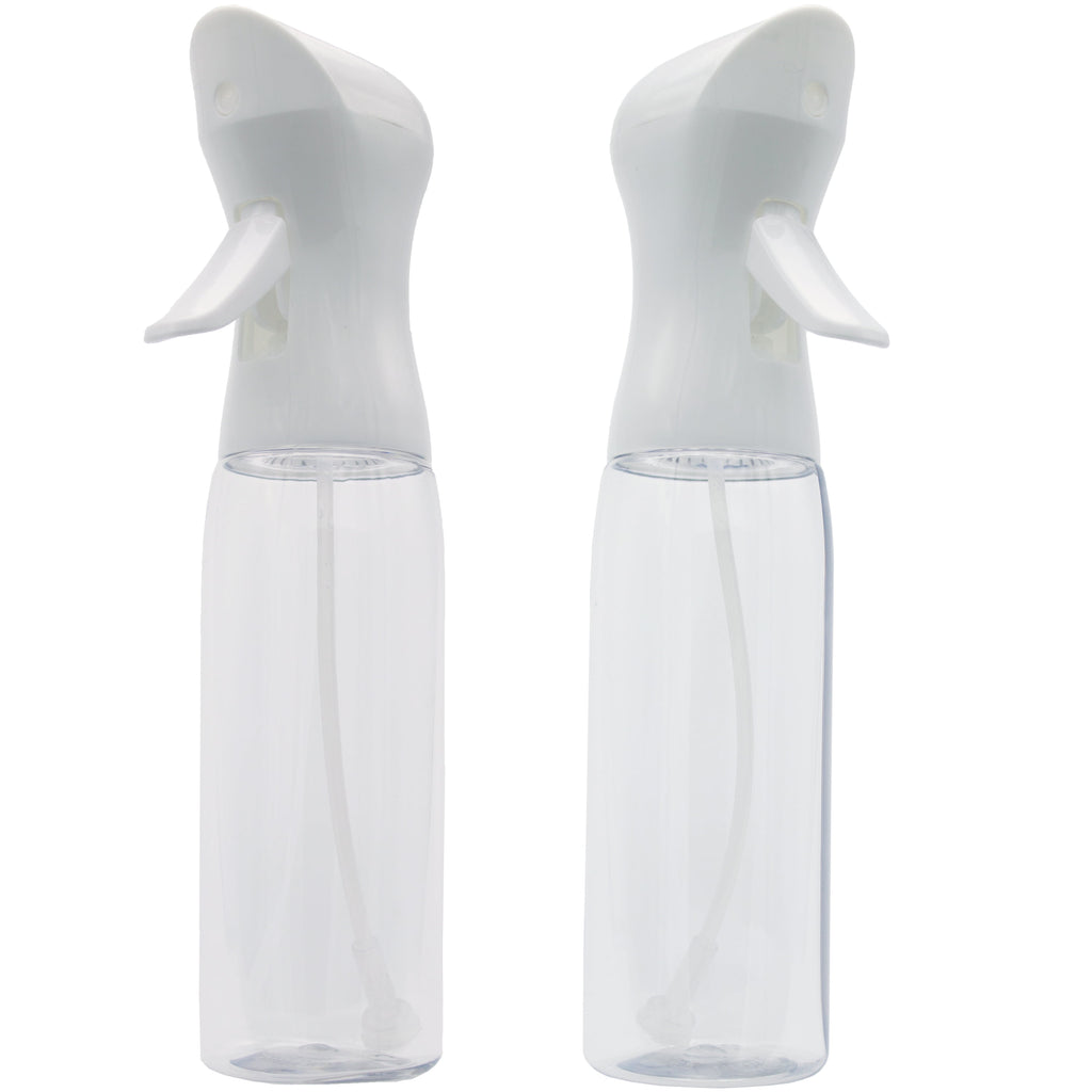 Plastic Continuous Mister Spray Bottle, 2-Pack